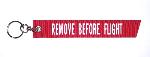 Remove Before Flight Banner Keychain
