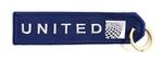 United Airlines Embroidered Key Ring Banner - Current Logo