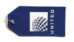 United Airlines Embroidered Luggage Tag - Current Logo