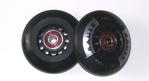 72MM In-Line Skate Wheels - Black