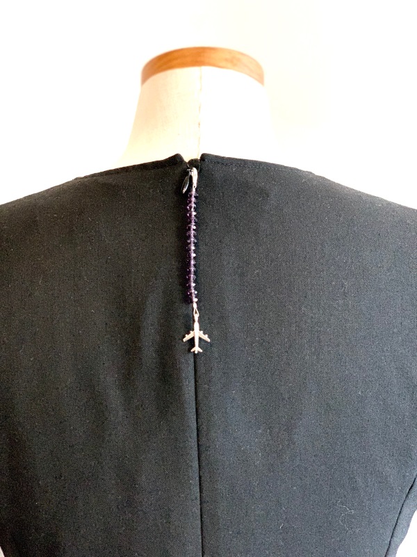 Dress Zipper Pull - Purple