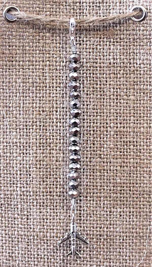 Dress Zipper Pull - Silver