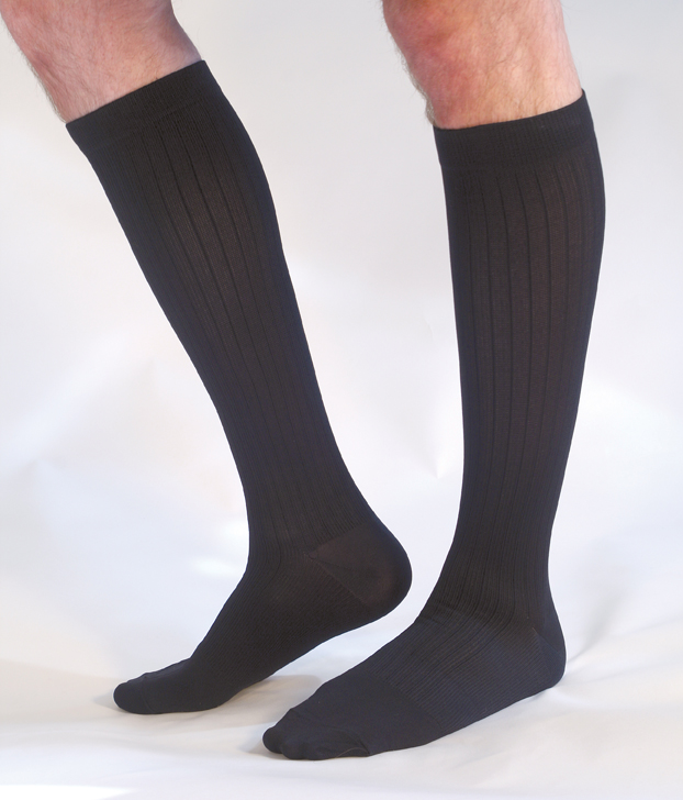 [SKY-HIGHS™ Men's 20-30mm Compression Microfiber Flight Socks ] | The ...