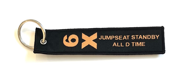 6X Jumpseat Standby Key Ring Banner