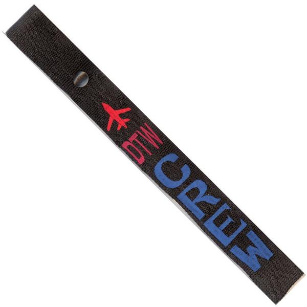 Airplane Crew Strap - DTW - Blue Crew/Red Plane