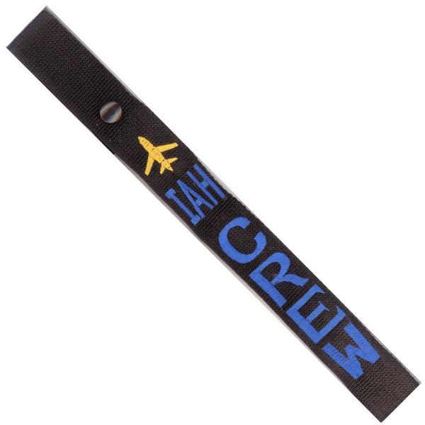 Airplane Crew Strap - IAH - Blue Crew 