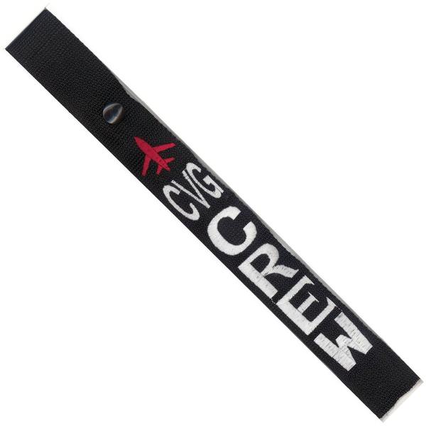 Airplane Crew Strap - CVG - Silver Crew/Red Plane