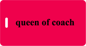 queen of coach Luggage Tags