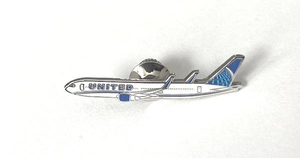United Airlines 767 Lapel Pin
