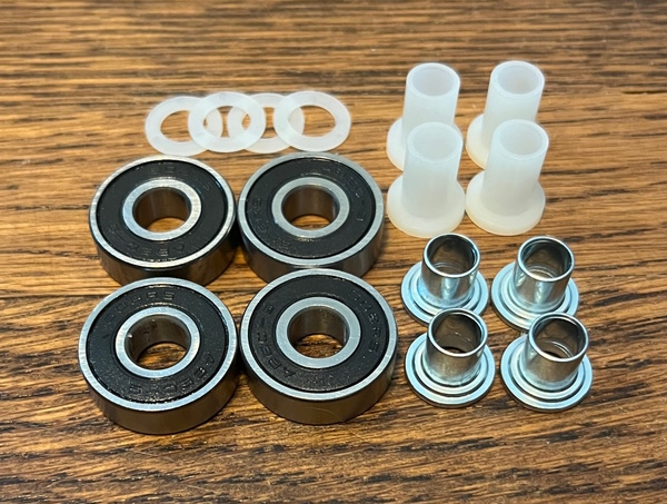 Skate Wheel Bearings and Bushings 4-Pack