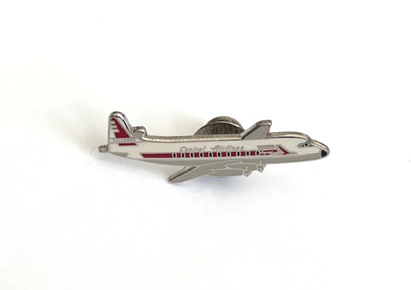 Capital Airlines Vickers Viscount Lapel Pin