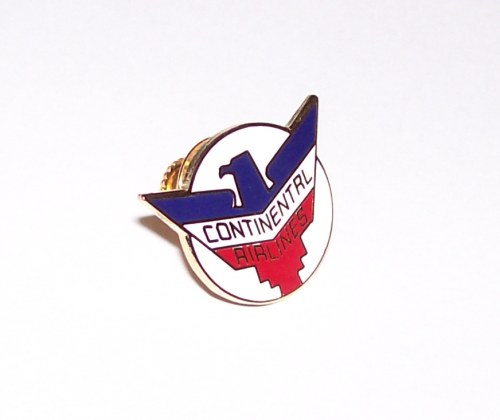 Continental Airlines 1950's Lapel Pin