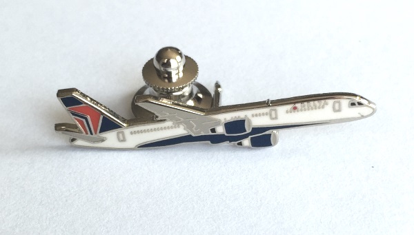 Delta Air Lines 757 Lapel Pin