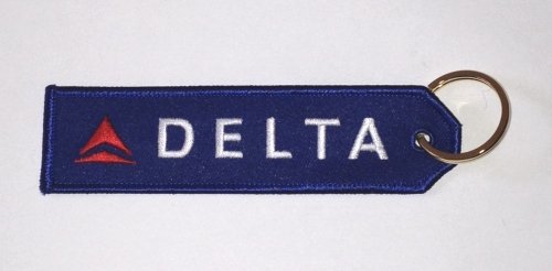 Delta Air Lines Embroidered Key Ring Banner