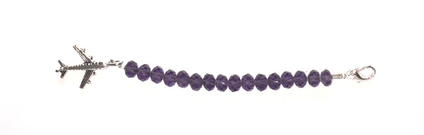 Dress Zipper Pull - Purple