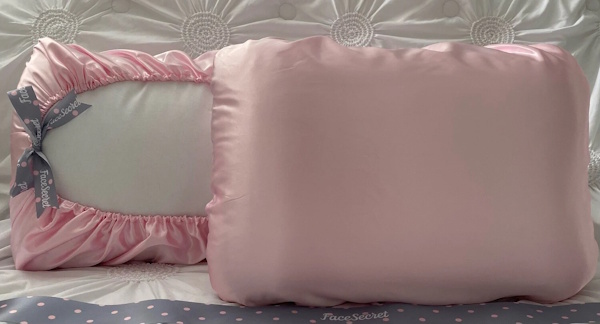 FaceSecret Satin Slip-Over Pillowcase - Pink
