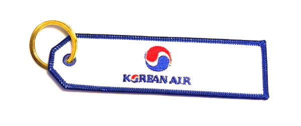 Korean Air Embroidered Key Ring Banner