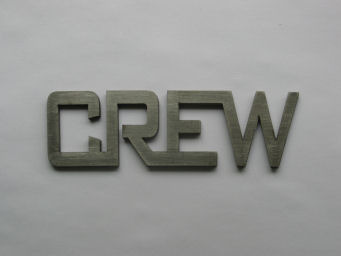 Metal CREW Identification Tag