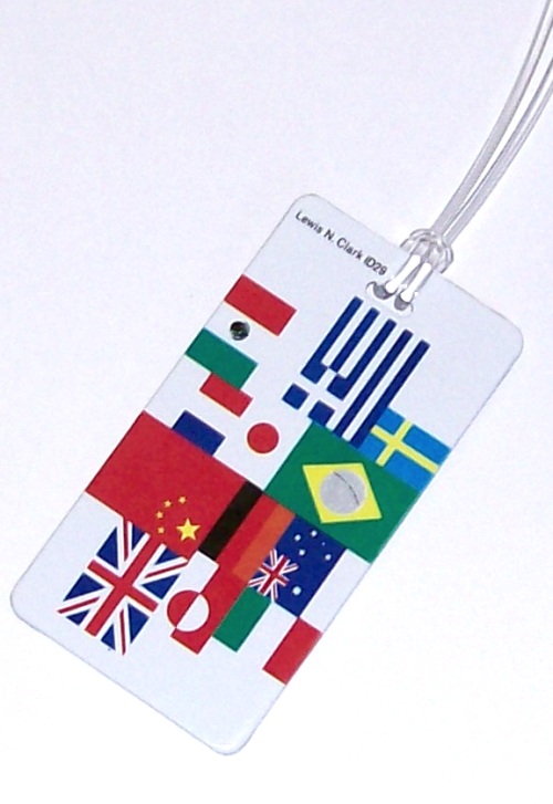 International Flag Luggage Tag