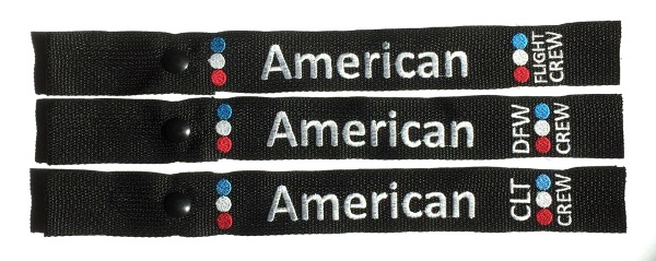 American Crew Snap-on Luggage Strap - Choose Your Base