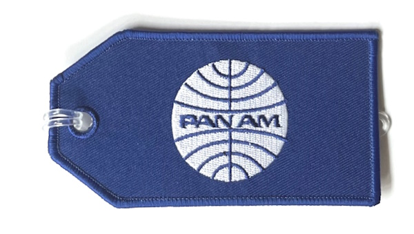 PanAm Embroidered Luggage Tag
