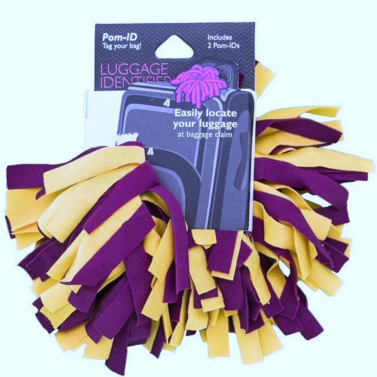 Pom-ID Purple/Yellow Gold
