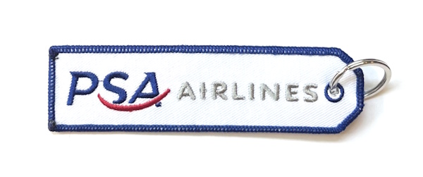 PSA Airlines Embroidered Key Ring Banner