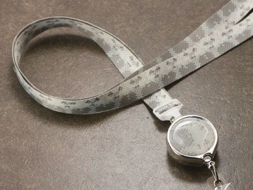 Python Ribbon Lanyard with Retractor