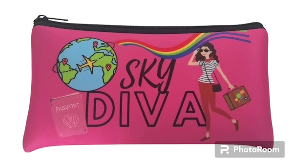 Sky Diva Zipper Bag