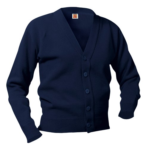 Unisex Navy Cardigan