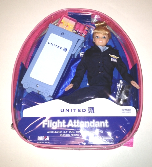 barbie united airplane
