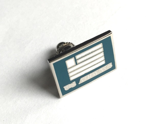 US Airways Lapel Pin - Lt. Blue