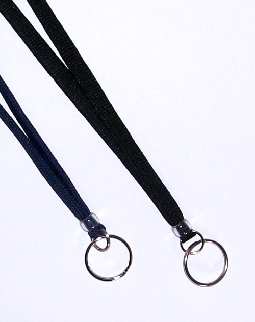 Woven Neck Lanyard w/Ring Attachment