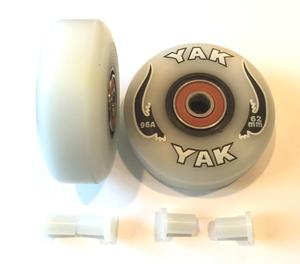 62MM In-Line Skate Wheels - White