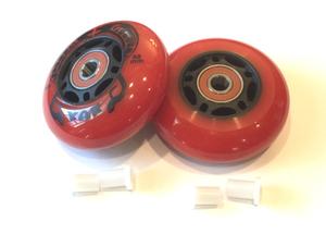 68MM In-Line Skate Wheels - Red