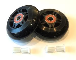 72MM In-Line Skate Wheels - Black