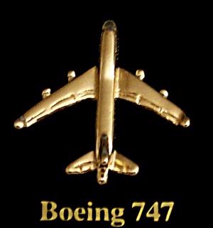 Boeing 747 Lapel Pin