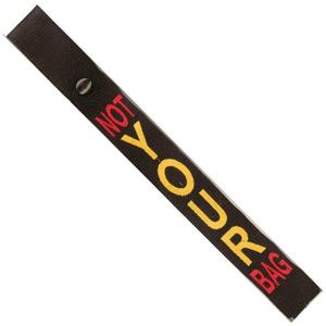 Not Your Bag Crew Strap - Red/Yellow on Black