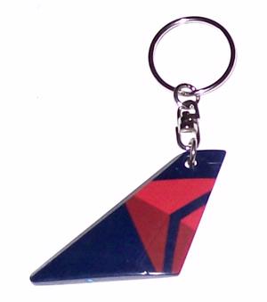 Delta Air Lines Tail Key Chain