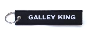 "Galley King" Embroidered Key Ring Banner