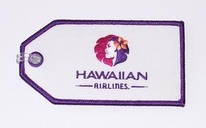 Hawaiian Airlines Embroidered Luggage Tag