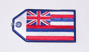 Hawaii Flag Embroidered Luggage Tag