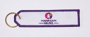 Hawaiian Airlines Embroidered Key Ring Banner