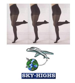 SKY-HIGHS™ WOMENS 15-20MM SHEER PANTYHOSE 