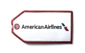 American Airlines New Logo Embroidered Luggage Tag