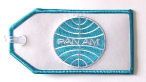 Pan Am Embroidered Luggage Tag