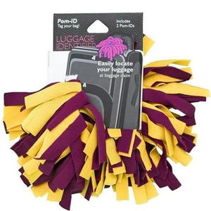 Pom-ID Burgundy/Yellow Gold