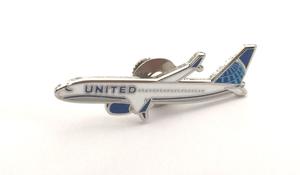 United Airlines 737 Lapel Pin
