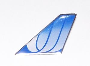 United Airlines Tail Pin - Blue Tulip