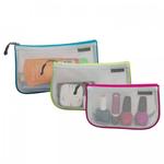 Travelon Set of 3 Assorted Piped Pouches